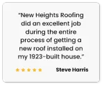 New Heights Roofing company logo
